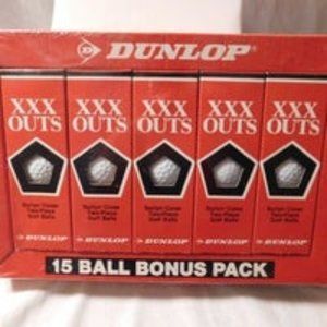 Dunlop Golf Balls XXX Outs 15 Bonus Pack New Sealed